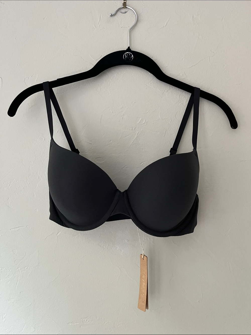 🖤SKIMS FITS EVERYBODY T SHIRT BRA ONYX 34C